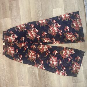 Floral wide leg pants from Anthropology